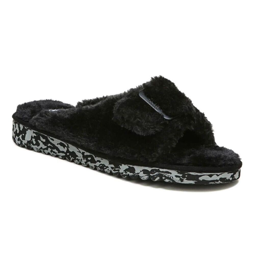 Dr. Scholl’s Shoes Womens Size 7 Staycay Black Lounge Slippers NEW‎